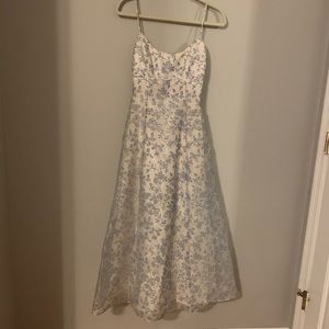 White Dress with Flowers